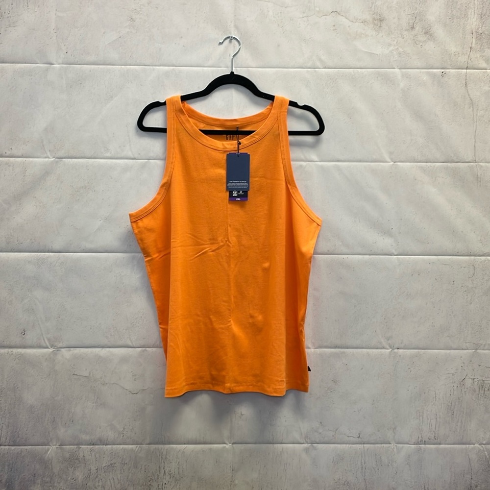 Gap, Ribbed Tank Top, Color Tangerine (XXL)